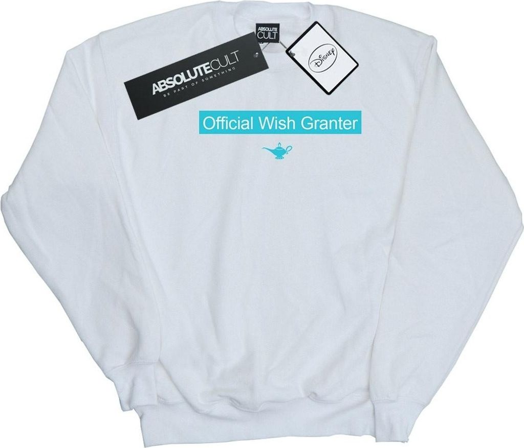 Disney - "Official Wish Granter" Sweatshirt für Damen BI50430 (M) (Weiß)