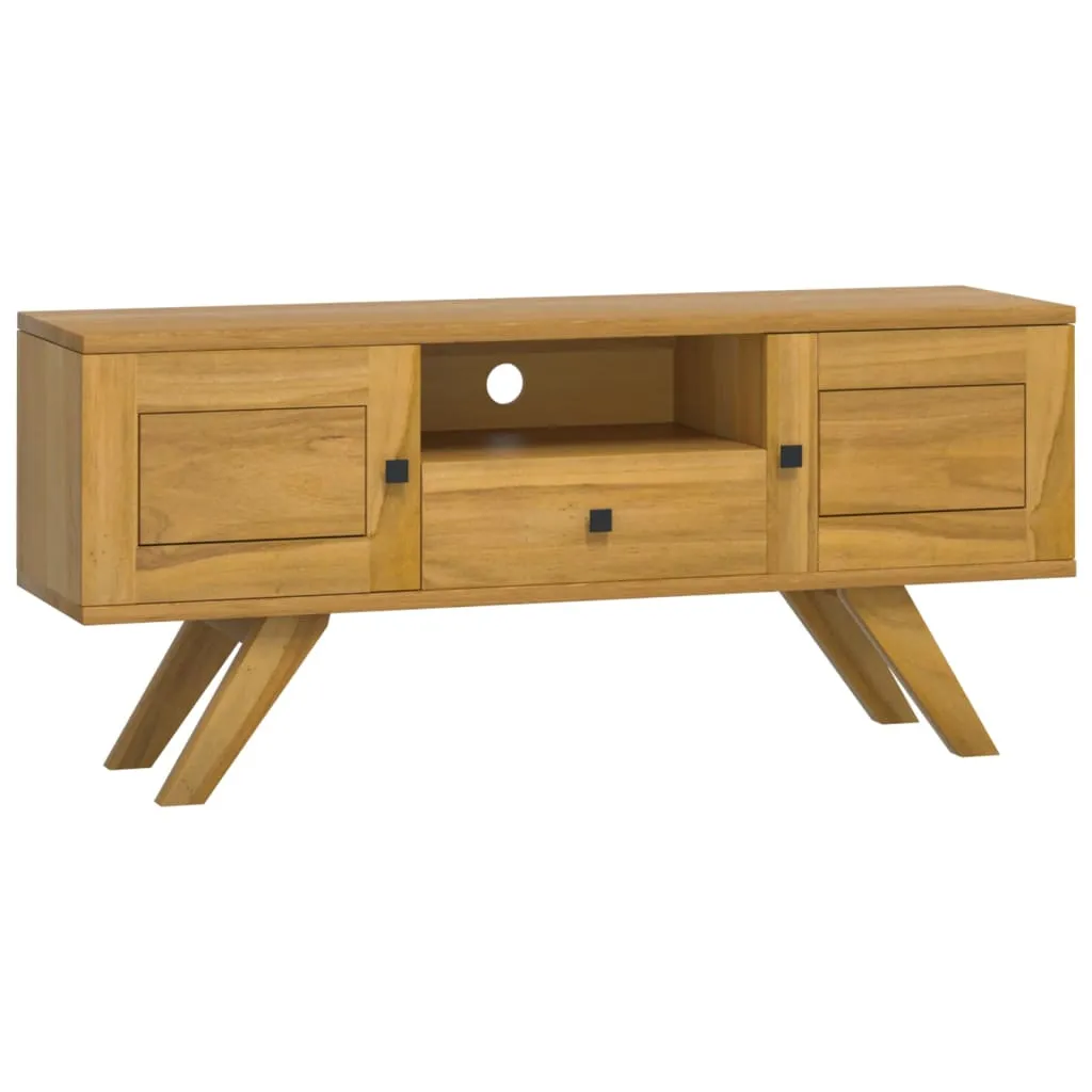 Meuble TV en teck massif vidaXL table basse robuste et durable