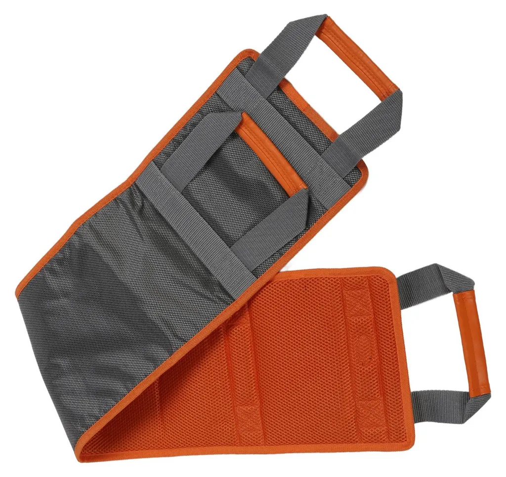 Sangle de transfert orange pour éviter les chutes et mal de dos lit