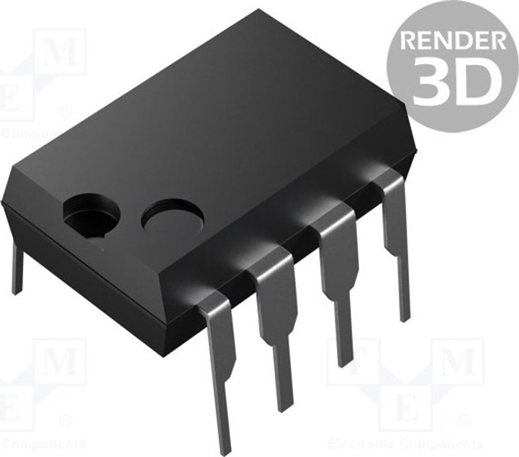 1x low-side,Steuerung für Gates DIP8 -9÷9A Kanäle: 1 UCC37322P MOSFET/IGBT-Treiber