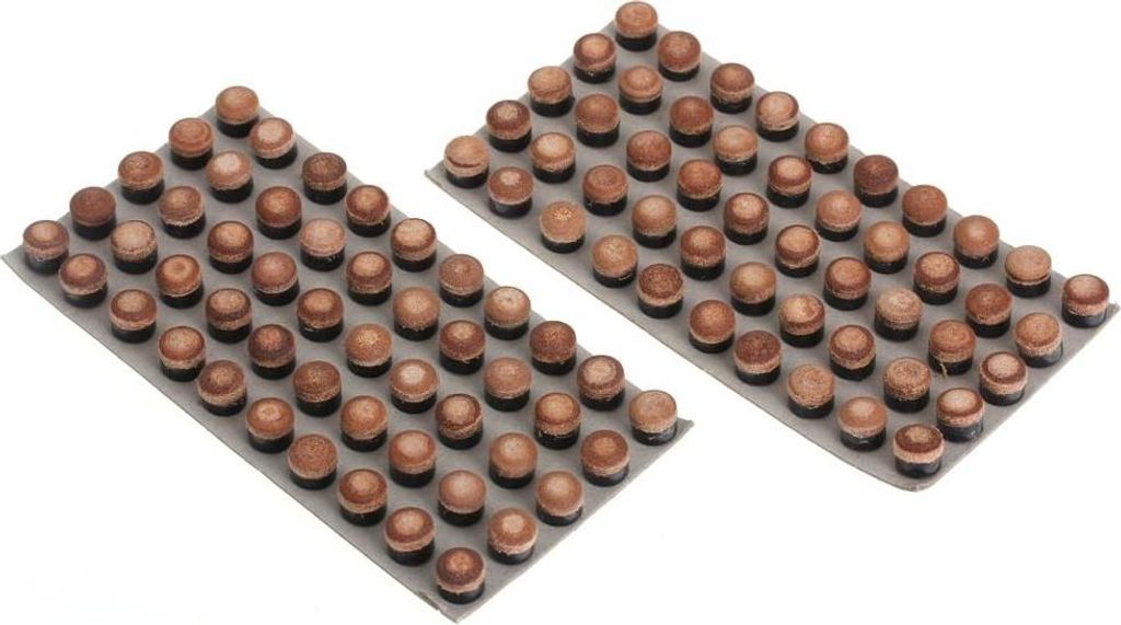 Ersatz-Walkstock aus Leder 10 mm - 100 Stück mit Schraub-Poolqueue