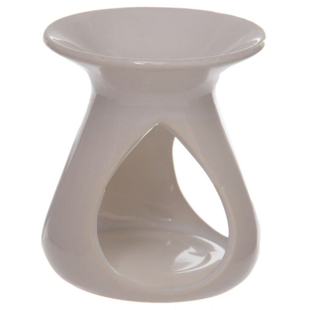 Aromalampe Duftlampe aus Keramik weiß
