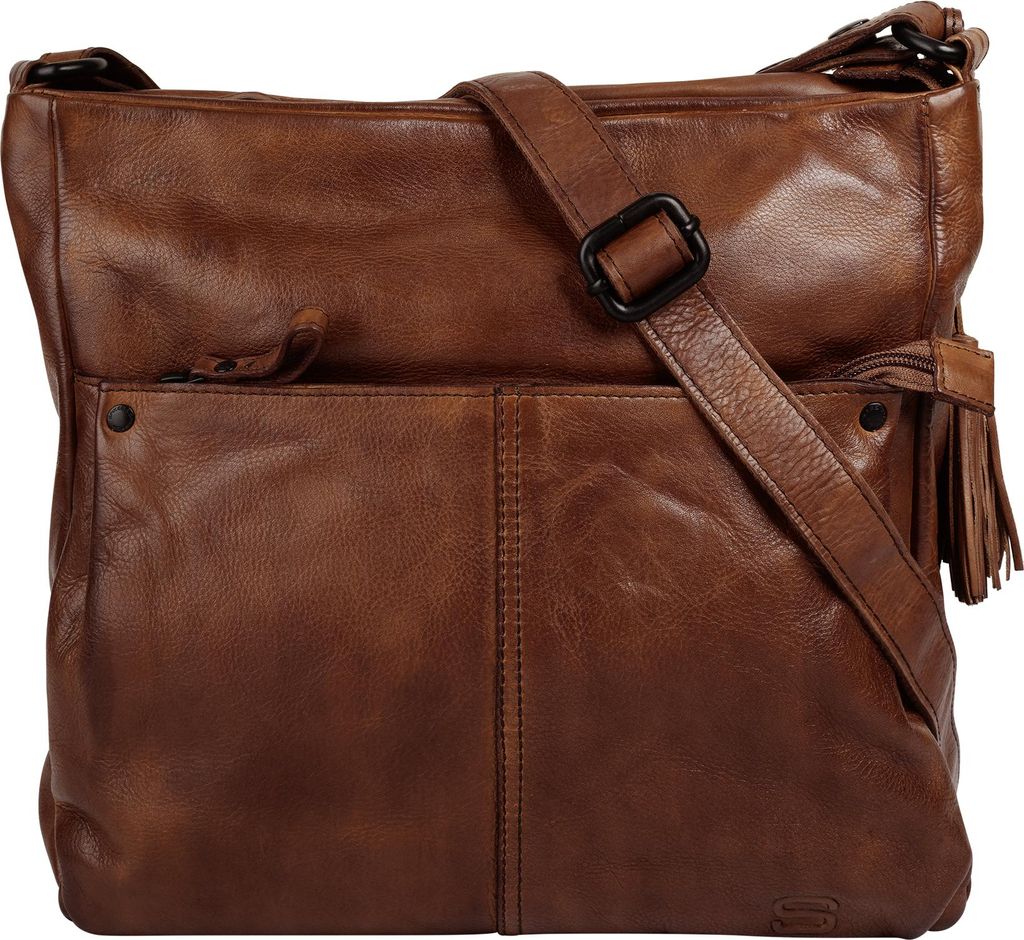 Spikes & Sparrow Umhängetasche Damen 101013 cognac