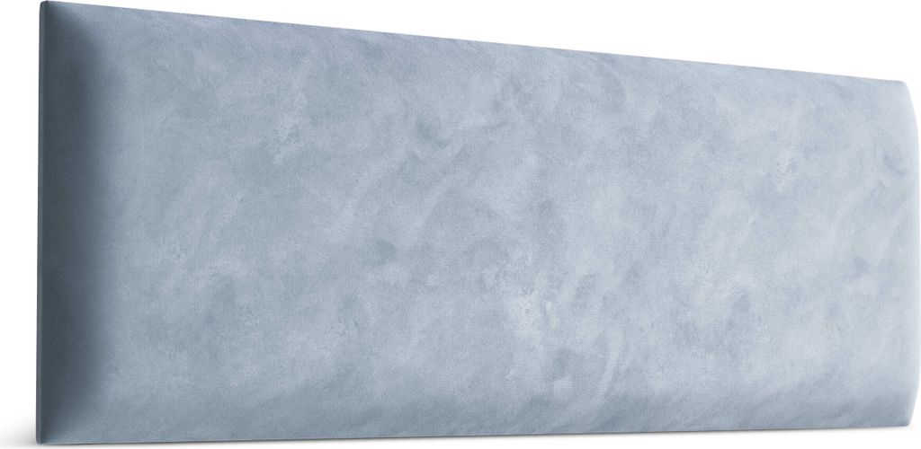Muralo Polsterpaneel WANDKISSEN Wandpolster Bettkopfteil Wandpaneel Magic Velvet Himmelblau 90 cm x 30 cm