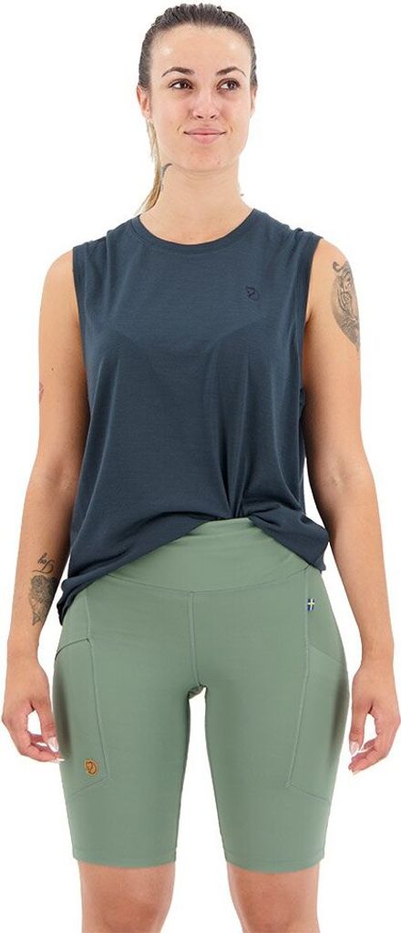 Fjällräven Abisko Kurze Leggings Grün XS Frau Grün XS