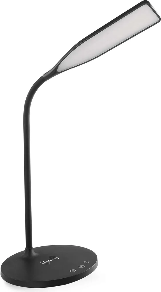 Lampada LED EMOS OSCAR 5.5W Nera | Ricarica Wireless e CRI 90+ | EMOS Z7637B