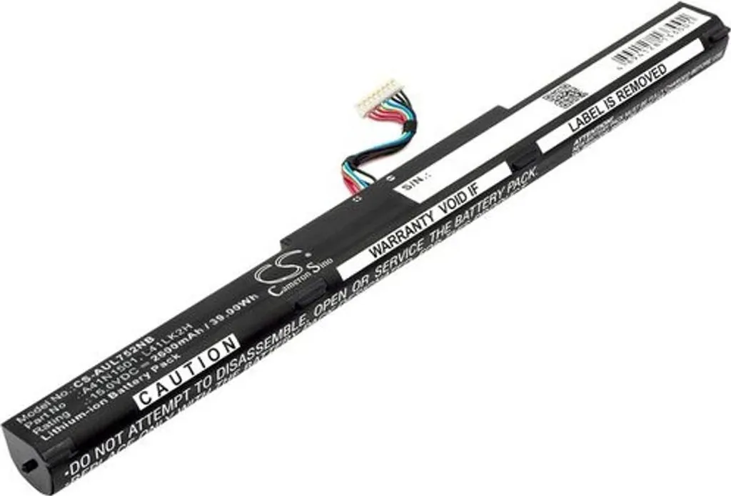 Batterie de Rechange pour Asus GL752JW - Batterie Interne Longue Durée