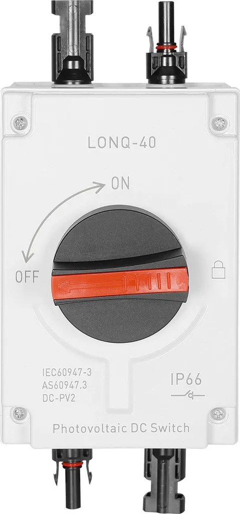Sectionneur PV DC 32A 1200V IP66 avec connecteurs MC4 - Version de base