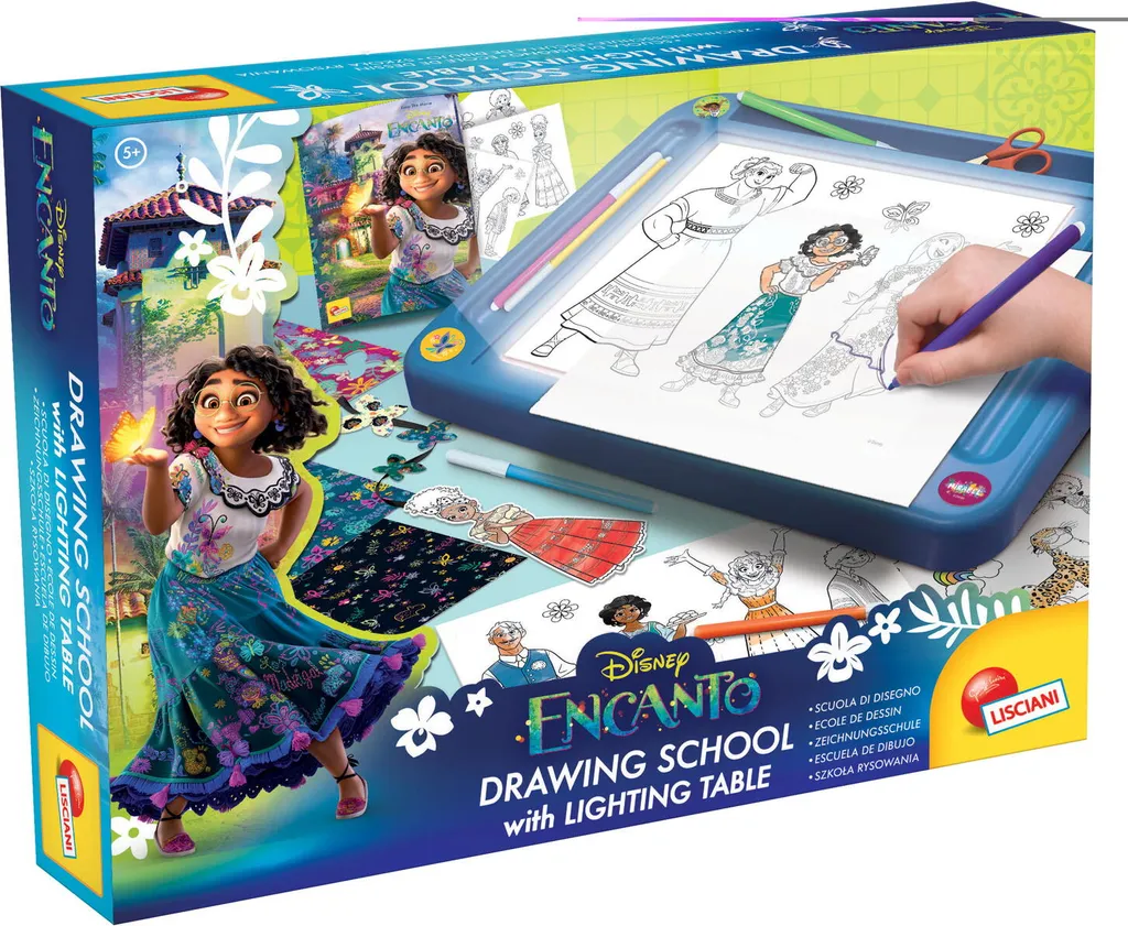 Kit École de Dessin Encanto : Apprendre à Dessiner avec Tableau LED