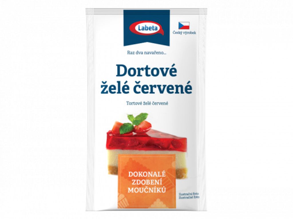Dortové želé červené 1 x 10 g Obrázek produktu 