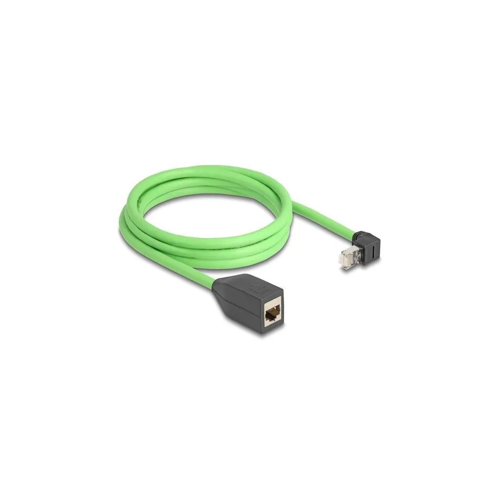 Extension Ethernet RJ45 2m pour Espace Réduit CAT 6a Blindé Vert - 3