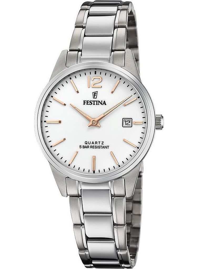 Festina F20509-2 silberne Damenuhr