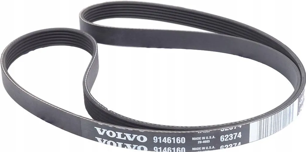 Courroie nervurée OE 9146160 Volvo : stoppe bruits et glissements