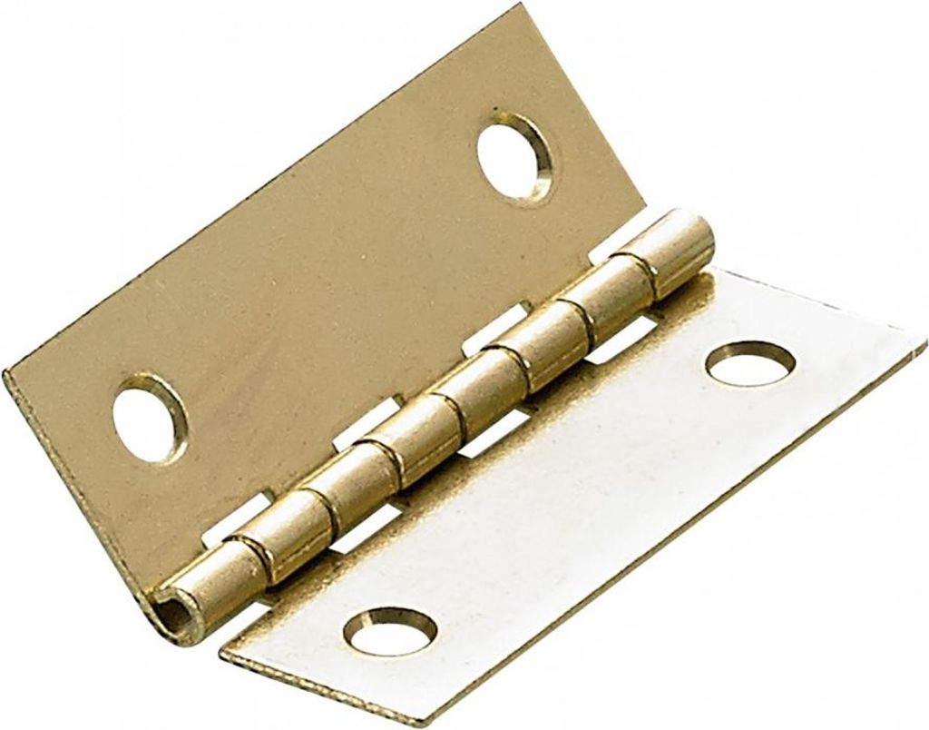 4er-Set Universal-Stahlscharniere für Möbel, L.40 x B.25 mm