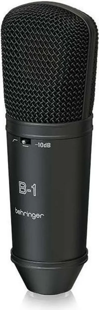 Microphone Behringer B-1 DARK pour enregistrement chant et podcasting