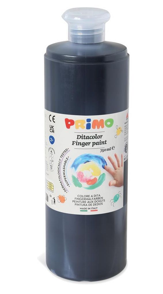 Vernice a dita Primo, 750 ml nero Immagine del prodotto 