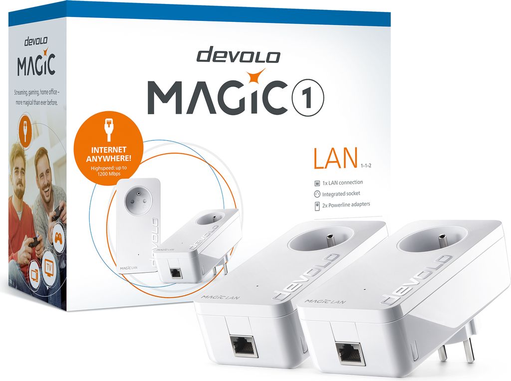 devolo Magic 1 LAN 1-1-2 Starter Kit 1200 Mbps