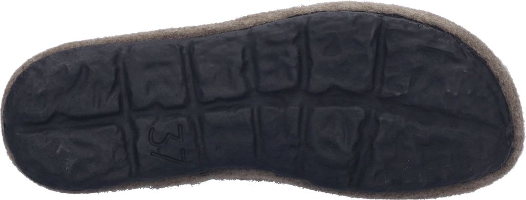Josef Seibel Damen Hausschuh mehrfarbiger Filz Pantoffel 55407 Lille 07, Größe:37 EU, Farbe:Braun