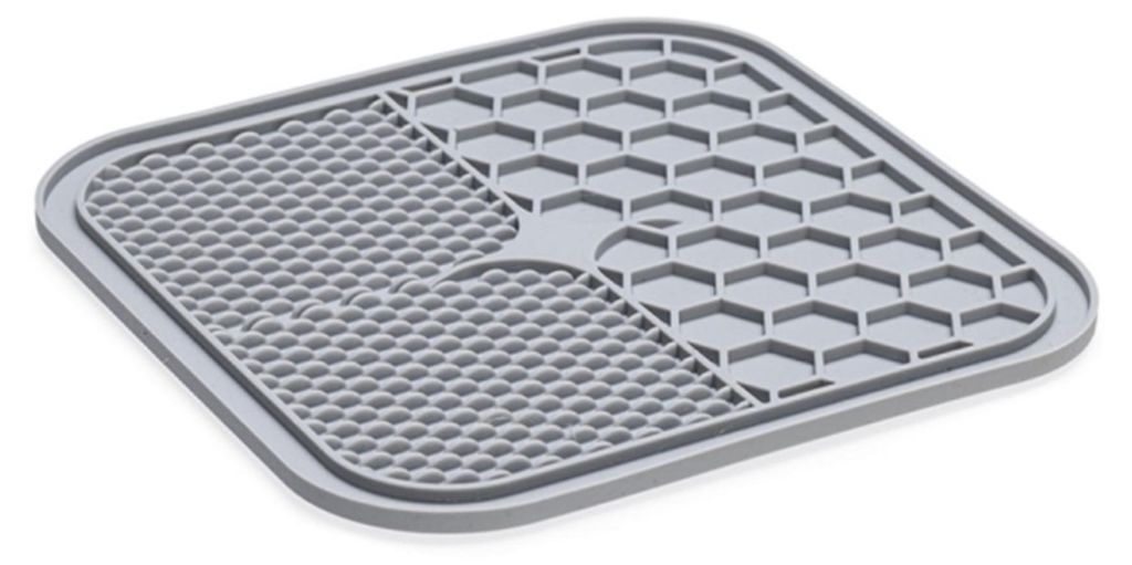 Tapis à lécher 20x20cm gris KAR Image du produit 