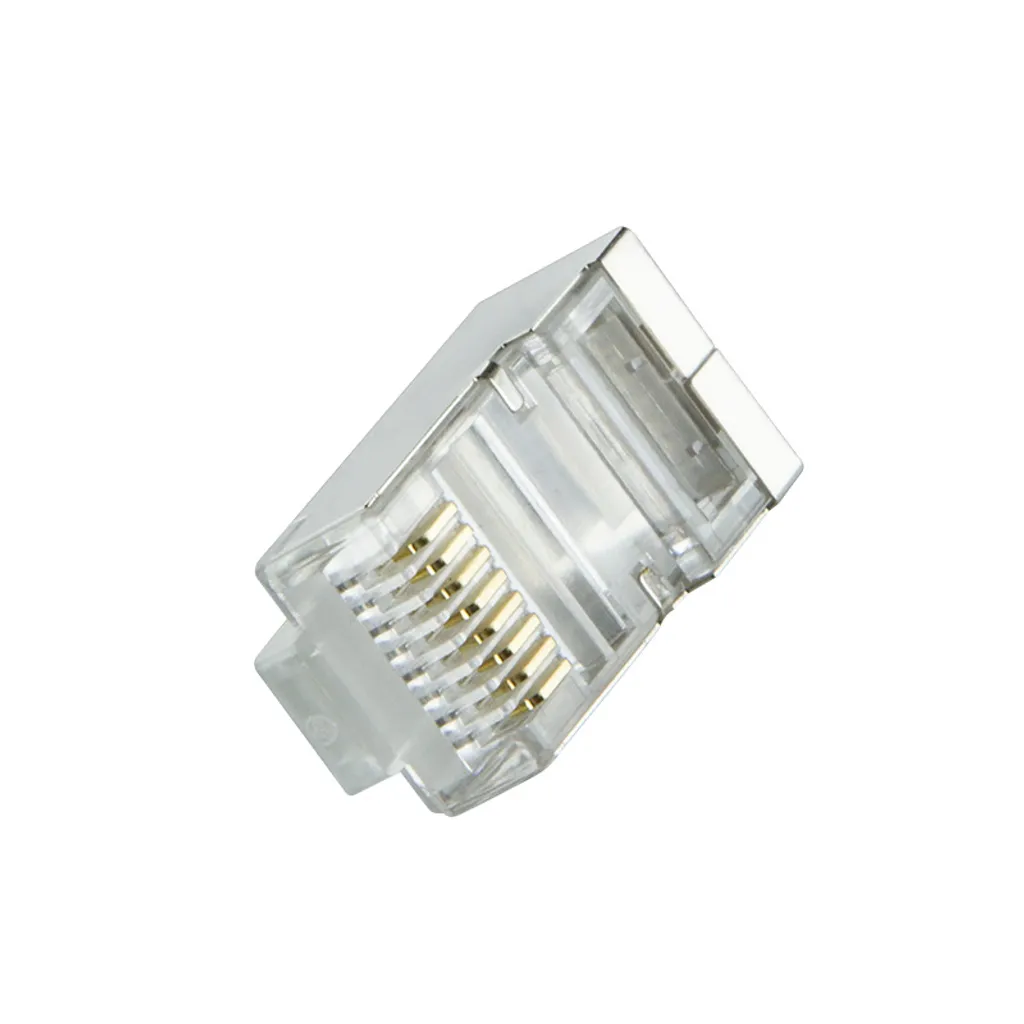 Fiche RJ45 Cat.6 blindée LogiLink MP0022 pour câble réseau Ethernet noir - 6