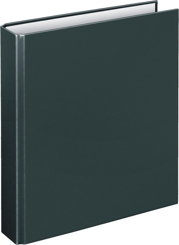 Ringbuch Basic A5 PP kaschiert 4-D-Ring-Mechanik 25mm schwarz Packung mit 10 Stück