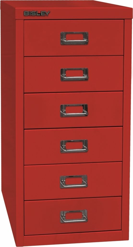 Bisley MultiDrawer Schubladenschrank - Farbe: Kardinalrot