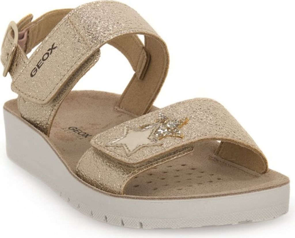 Geox Mädchen Klassische Sandalen J15EAA 000BN C2005 Farbe: Gold Größe: 28