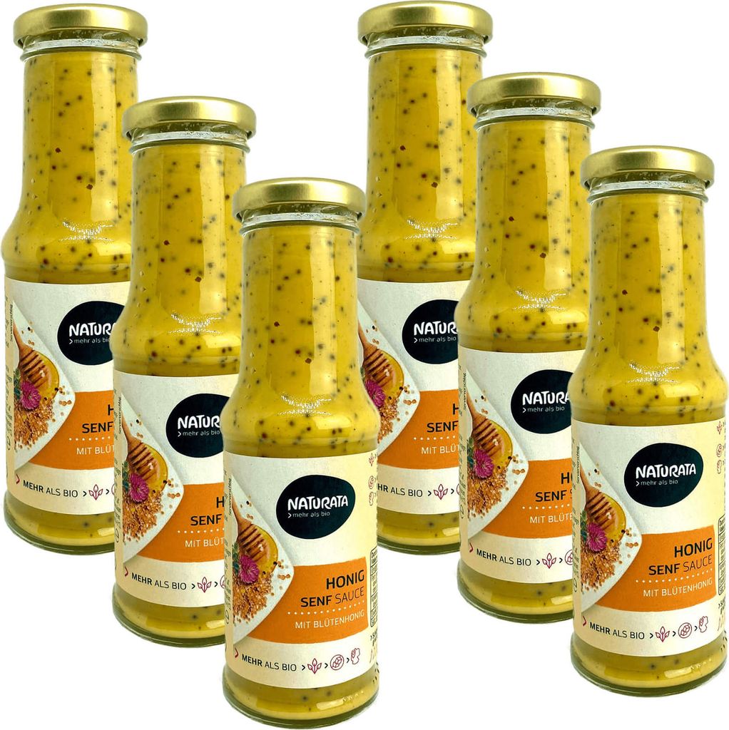 Honig Senf Sauce, 6 x 210 ml