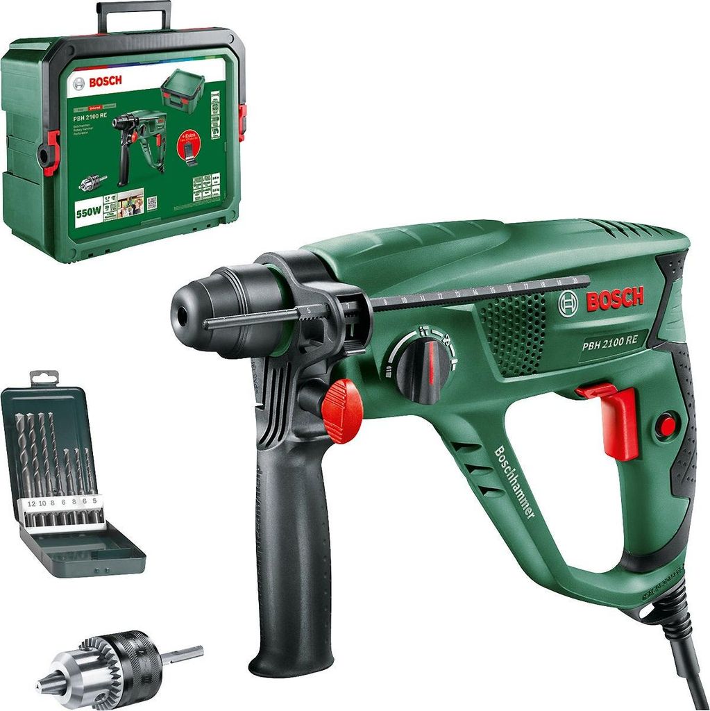 Bosch Bohrhammer PBH 2100 RE + SystemBox, 06033A9308