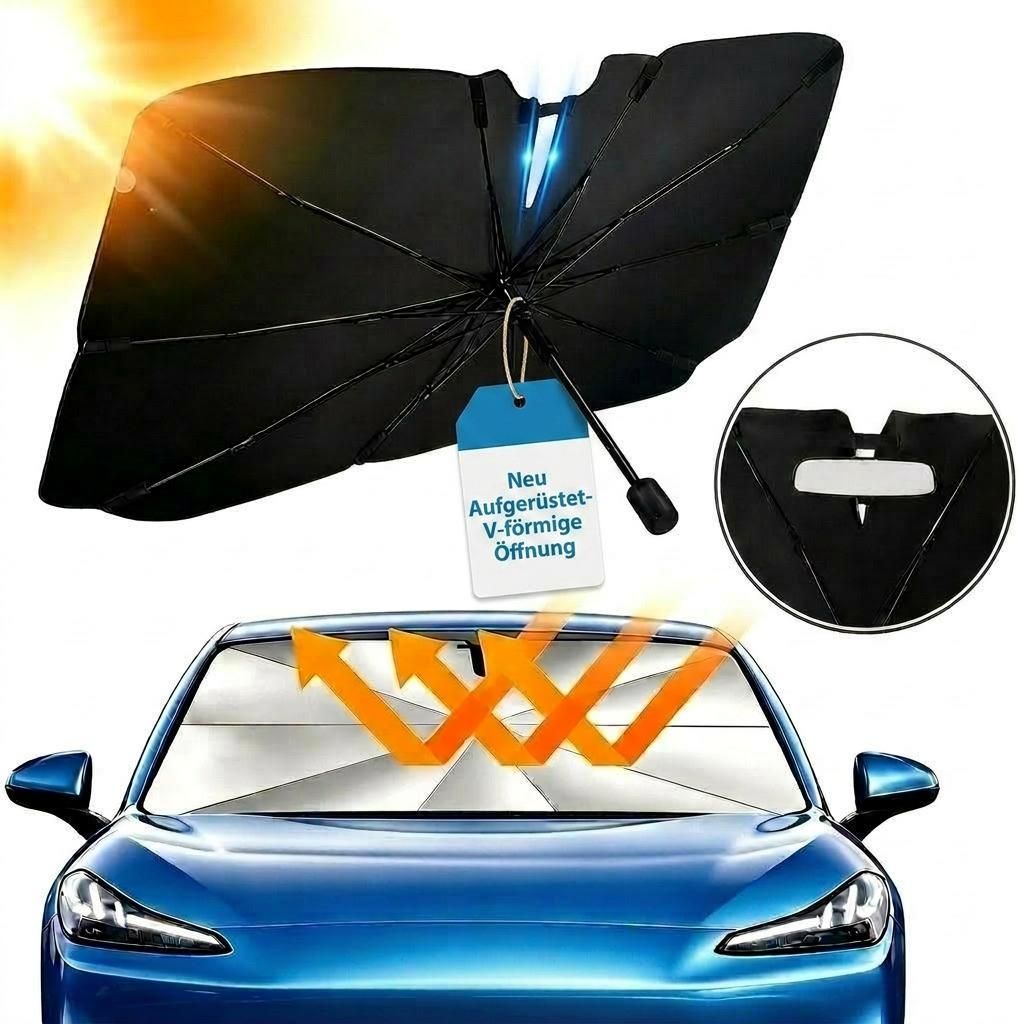 Sonnenschutz Frontscheibe innen 140 x 80 cm, Auto Produktbild 