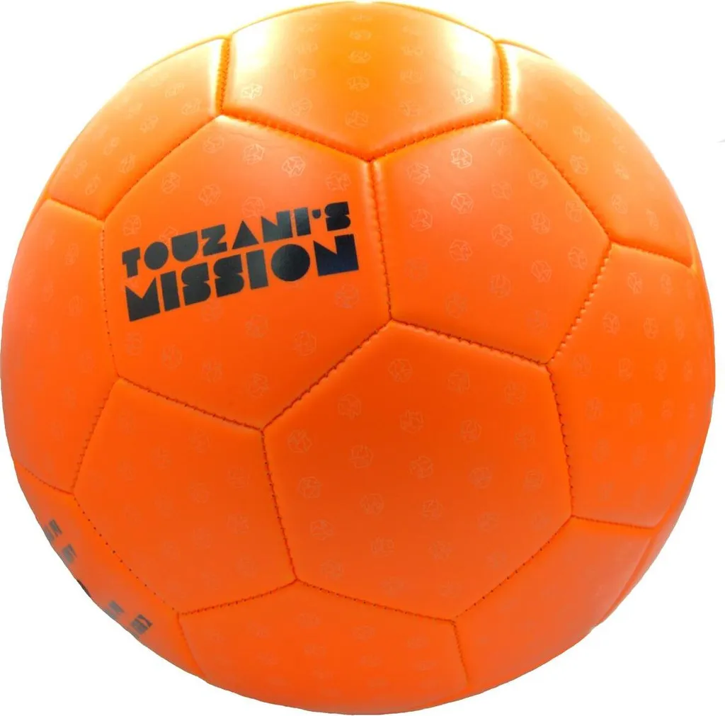Ballon de football freestyle pro Touzani orange idéal pour street et tricks