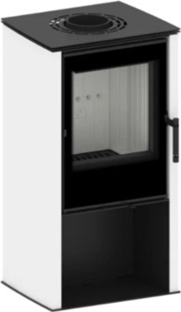 Hitze Holzofen Lupo S weiss Freistehender Holzofen BAUART 1, BlmSchV II