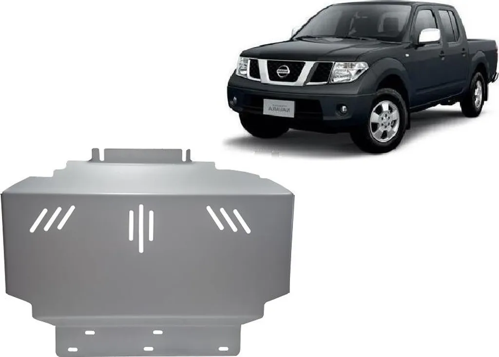 Protection carter en alu de 4mm pour Nissan Navara D40 et NP300
