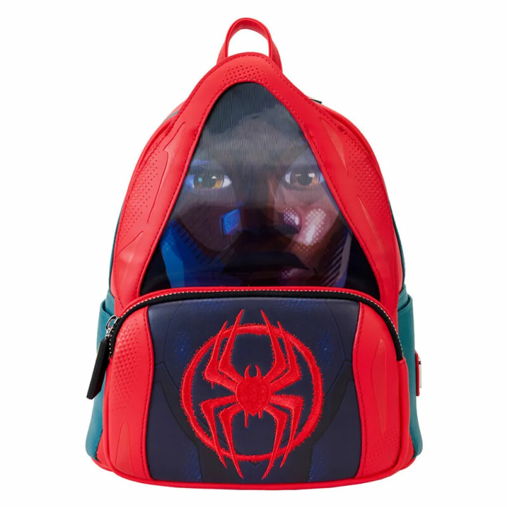 Sac à dos Loungefly Marvel Miles Morales Spider-Verse avec capuche 26cm