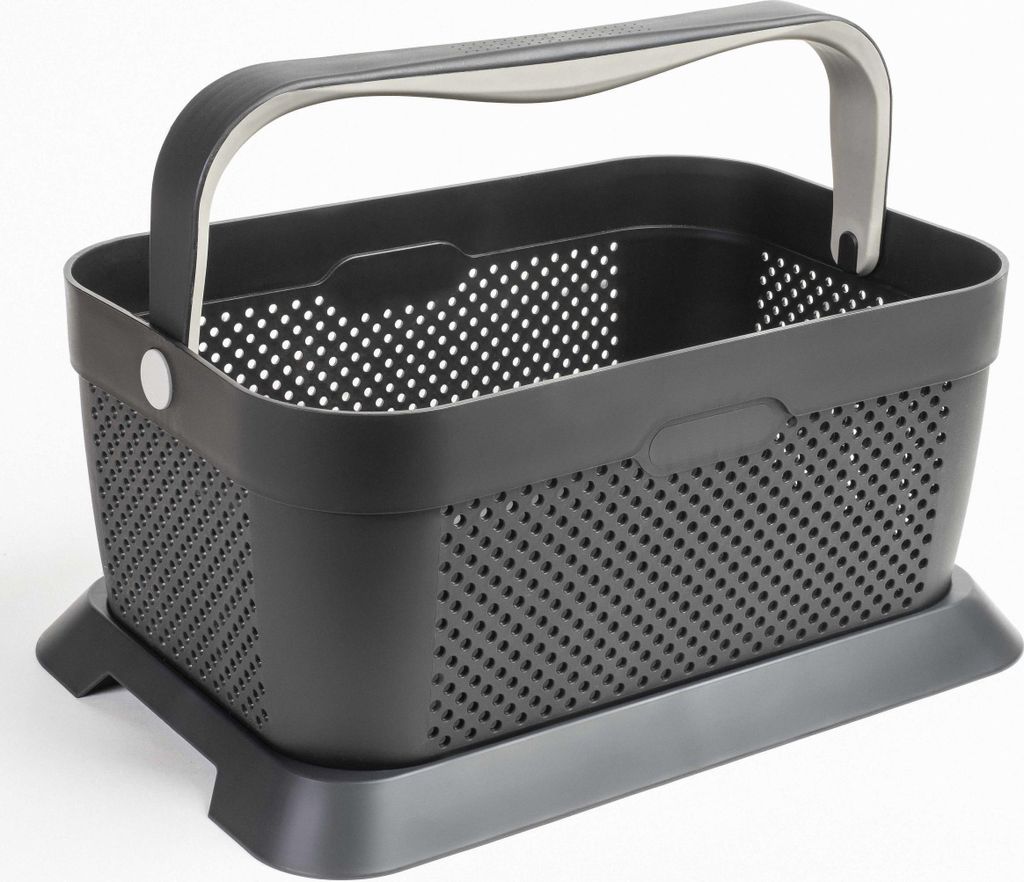 rati Basket - Grau, Smarter Auto Korb zum Einkauf & Produktbild 