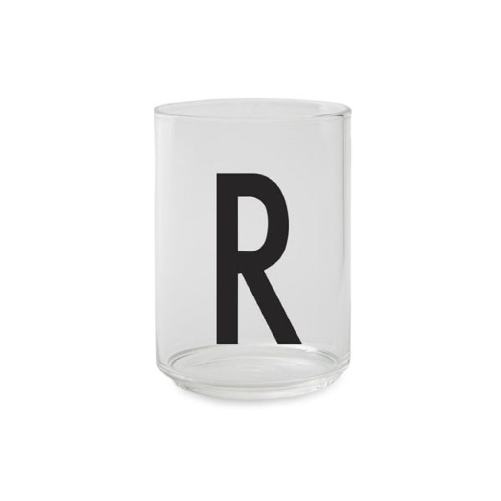Design Letters - Trinkglas Personalisiert "R"