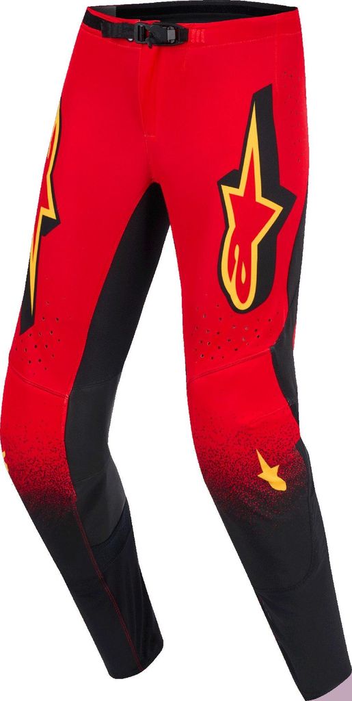 Alpinestars Supertech Scenz Motocross Hose, rot/schwarz/gelb, 36