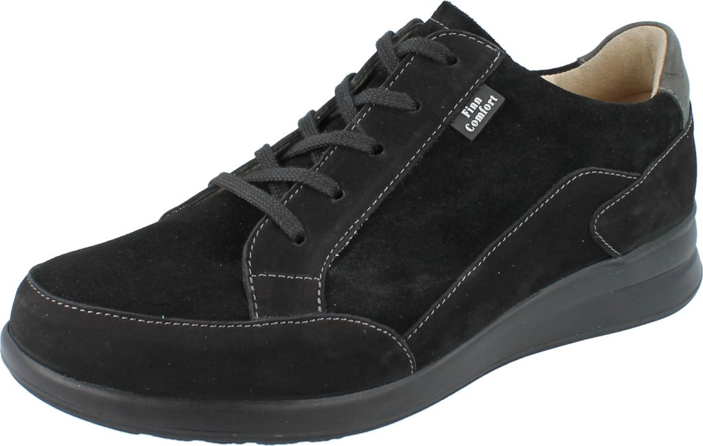 Finn Comfort Komfort Schnürschuhe Damen 31313934353437 Schwarz 40 EU