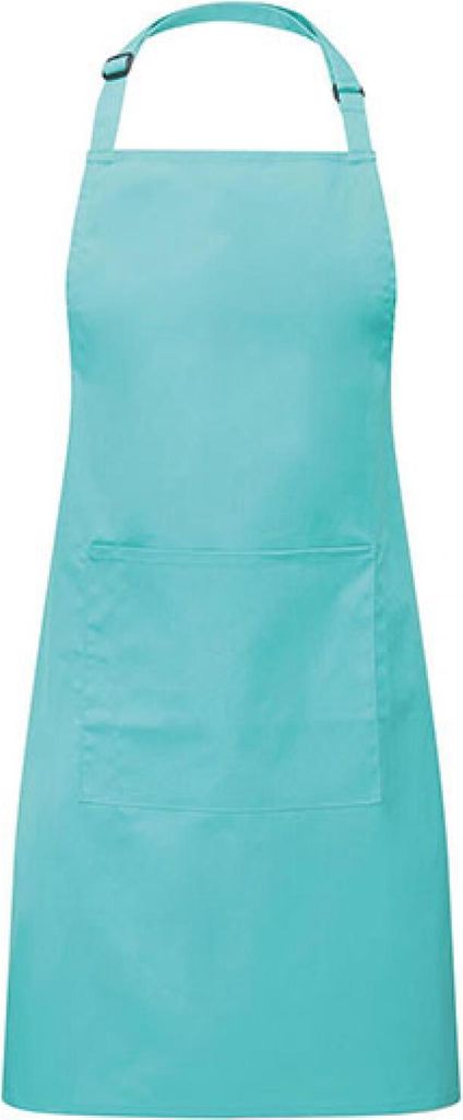 Premier Workwear PR154 | Colours Bib Apron With Pocket - 72 x 86 cm - Waschbar bis 60 - Farbe: Duck Egg Blue (ca. Pantone 7466) - Größe: 72 x 86 cm