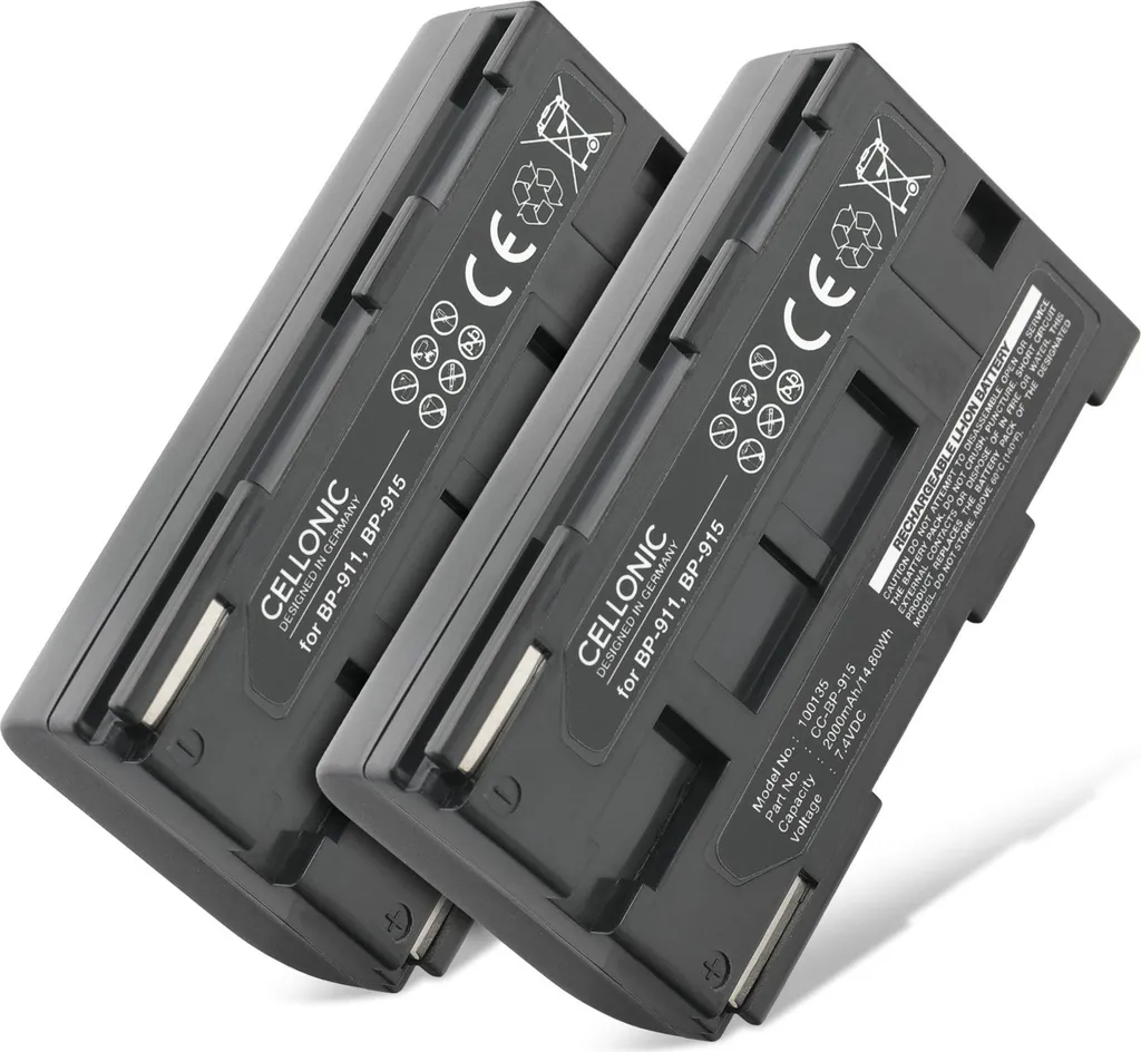 Energia Infinita: 2x Batterie CELLONIC per Canon XF100 XL2 XL1 2000mAh