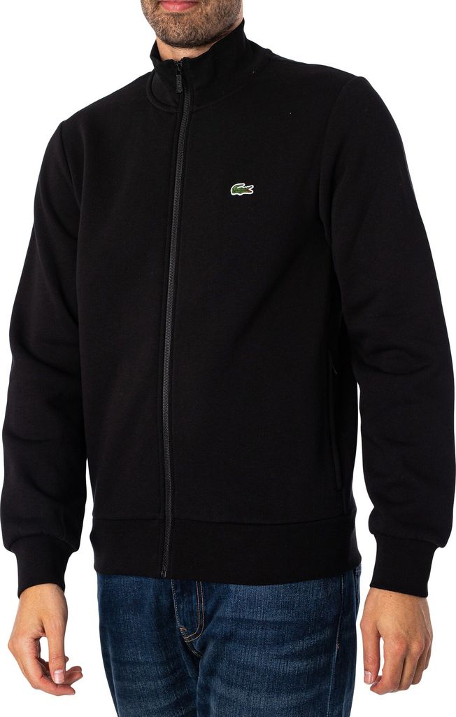 Lacoste Jacke Sweatshirt aus aufgerautem Fleece mit Produktbild 10
