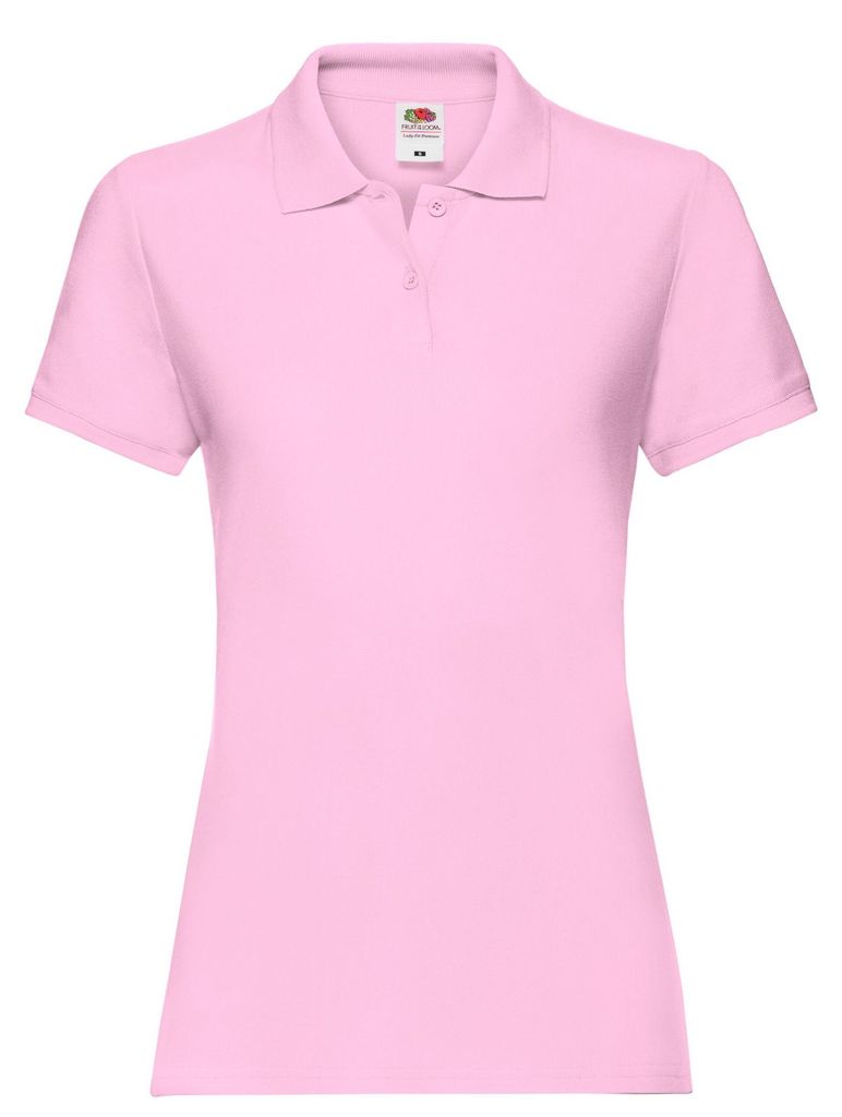 Fruit of the Loom - "Premium" Poloshirt für Damen LT1877 (XS) (Hellrosa)