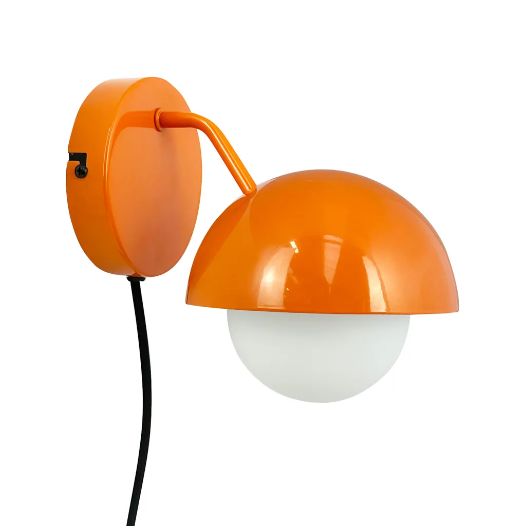 Luci da parete Lampada da parete a LED Lampada da lettura Lampada da parete da comodino Soggiorno Metallo Camera da letto Rosa arancio