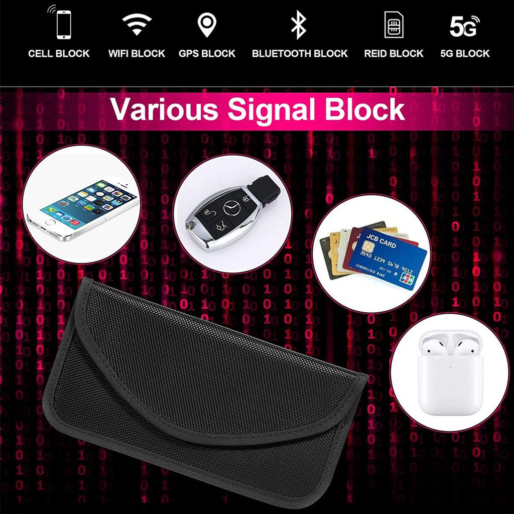 Keyless Go Schutz Autoschlüssel Faraday Tasche, Produktbild 4