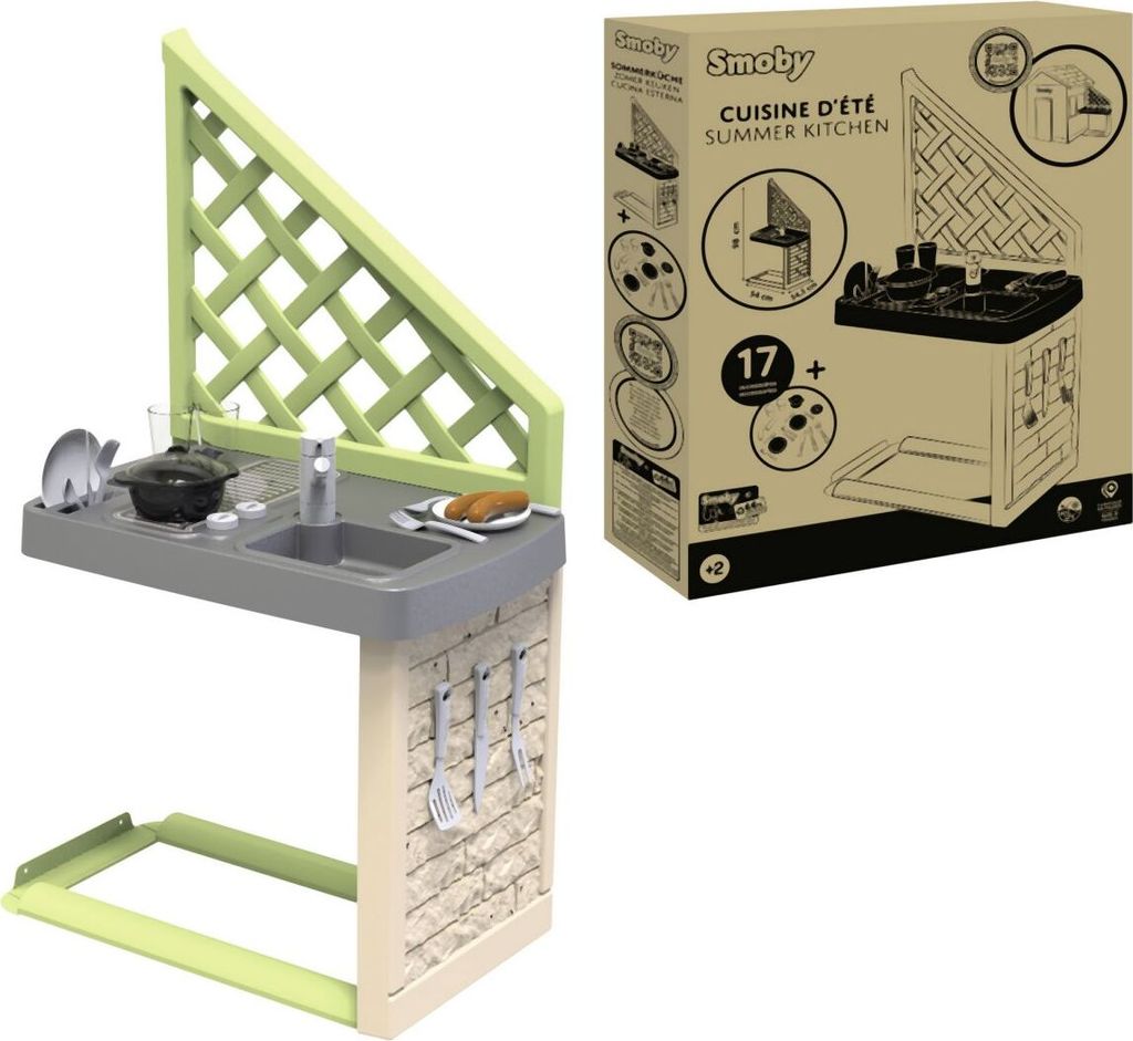 Smoby SAS Smoby Life Summer Kitchen kesäkeittiö Obrázok produktu 