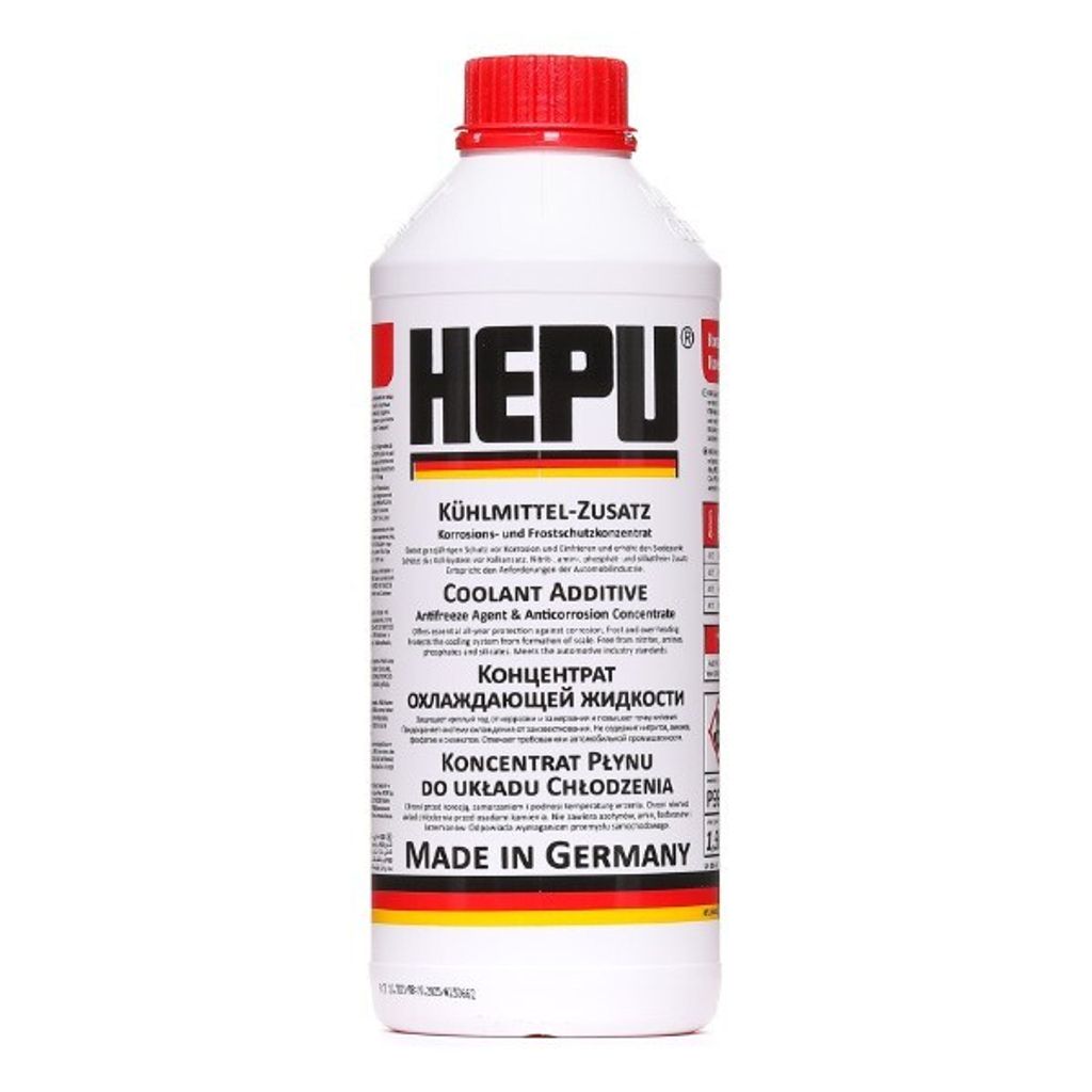 HEPU Kühlmittel Kühlerfrostschutz 1,5L Rot Antifreeze Produktbild 