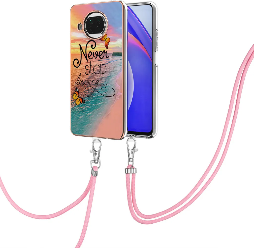 CUZZCASE Custodia Compatibile con Xiaomi Mi 10T Lite+ (Film di Vetro