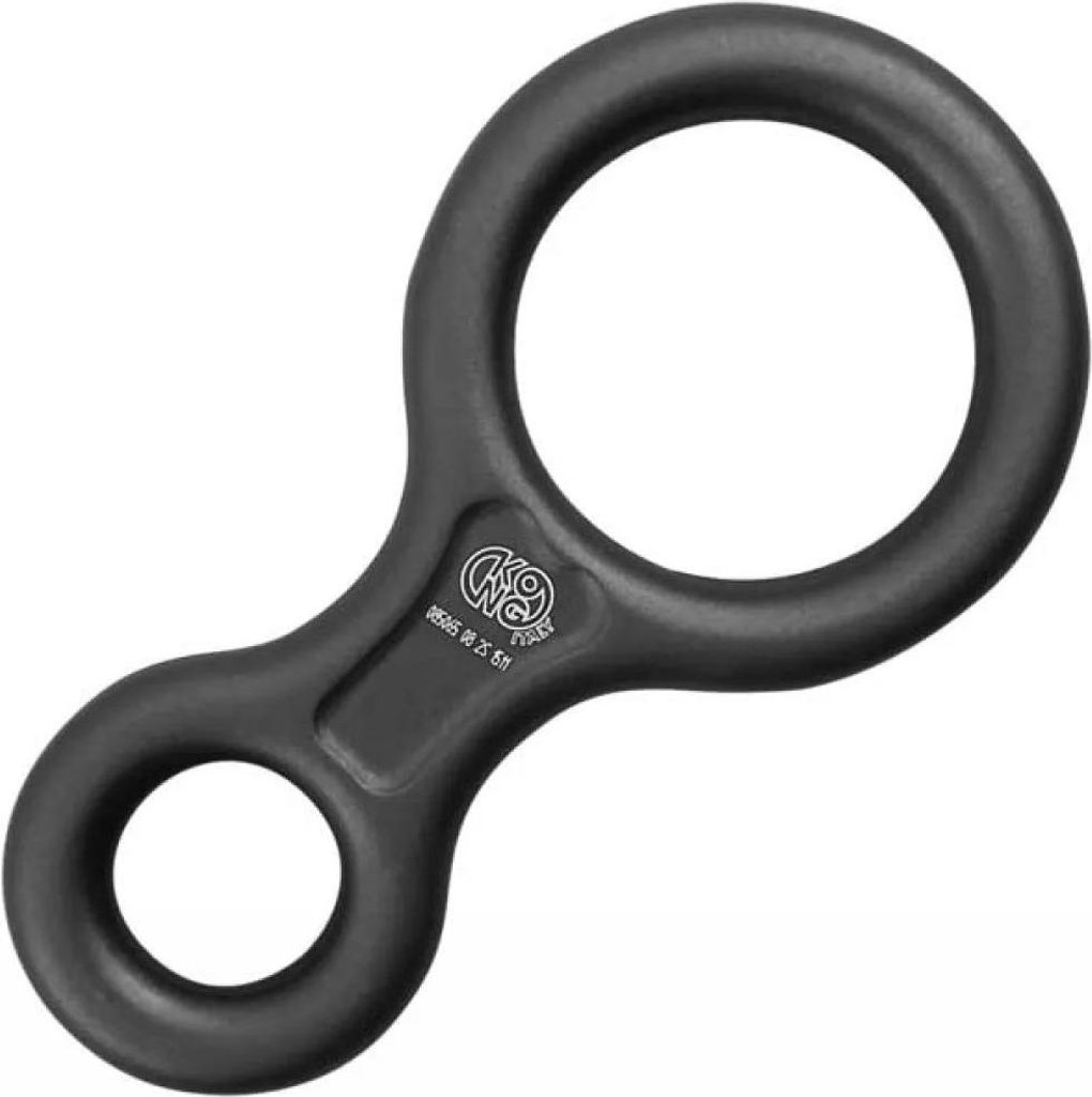 Kong Italy 8 Classic Abseilgerät Schwarz Schwarz One Size