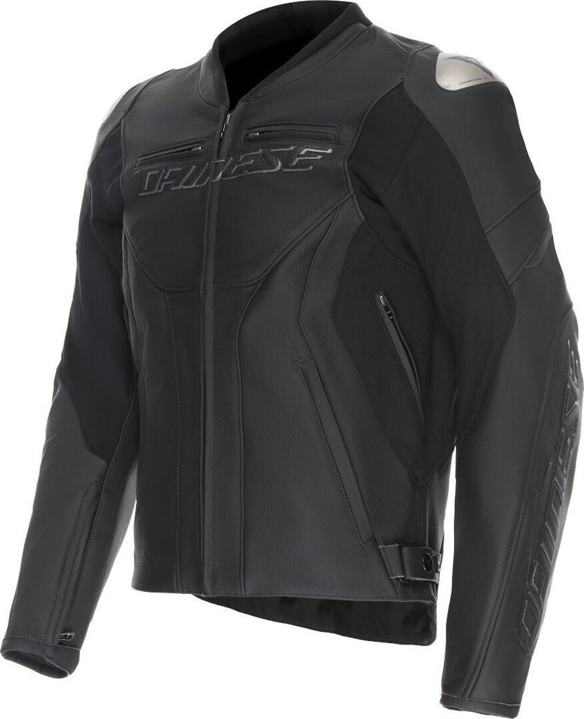 Dainese Racing 5 Motorrad Lederjacke, schwarz, 46