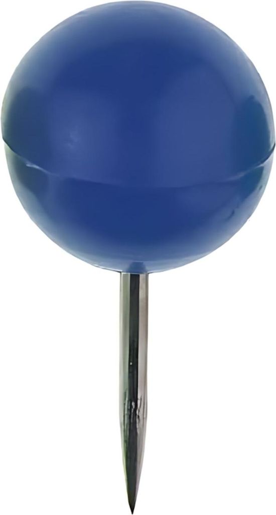 Landkartennadeln, Blau, Ø 10 mm x 20 mm, Dose à 20 Stück